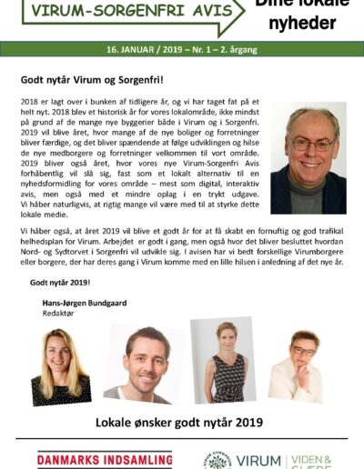 Virum Sorgenfri Avis – nr. 1 – 2019